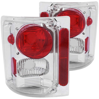 Anzo 1973-1987 Chevrolet C 10 Taillights Chrome