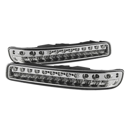 SPYDER Xtune GMC Sierra 99-06 Full LED Bumper Lights Chrome CBL-JH-GS99-LED-C 9027154