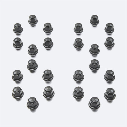 Ford Racing M14 x 1.5 Black Lug Nut - Set of 24 M-1012K-F15B