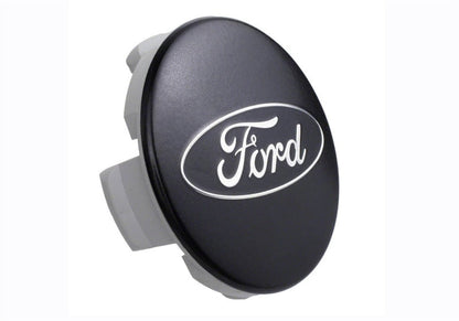 Ford Racing Ford Car Black & Chrome Wheel Center Cap Kit - Satin M-1096K-BCS