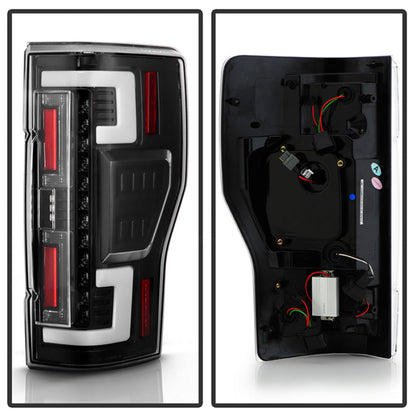 SPYDER 20-21 Ford F250 Superduty LED Tail Lights - Black (ALT-YD-FS20HAL-LED-BK) 5088659