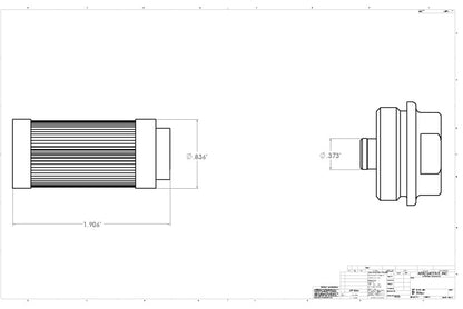 Aeromotive SS Series 100-Micron Fuel Filter