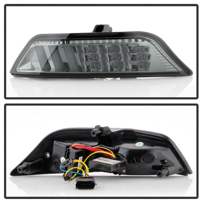 Spyder 15-16 Ford Mustang LED DRL - Smoke (CBL-YD-FM15-LED-SM) 5082527