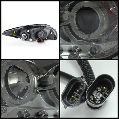 Spyder Scion TC 08-10 Projector Headlights LED Halo -Replaceable LEDs Smke PRO-YD-TTC08-HL-SM 5073327