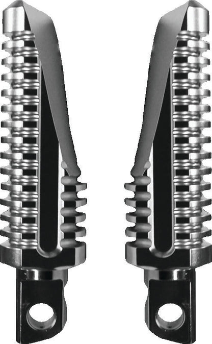 Burly Brand Havoc Pegs - Silver B13-1003S
