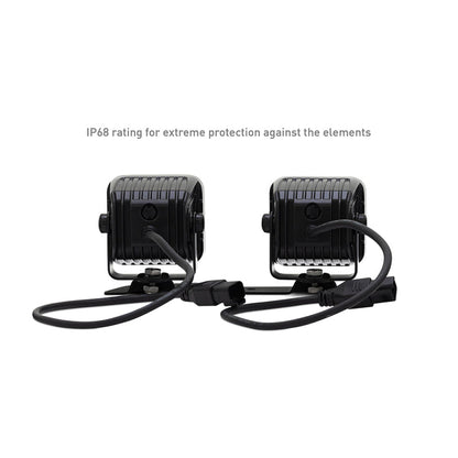Borne Off-Road 21+ Bronco Light Pods 4pc Ditch 3x3 Spot BNLT-BR-21-DT4S
