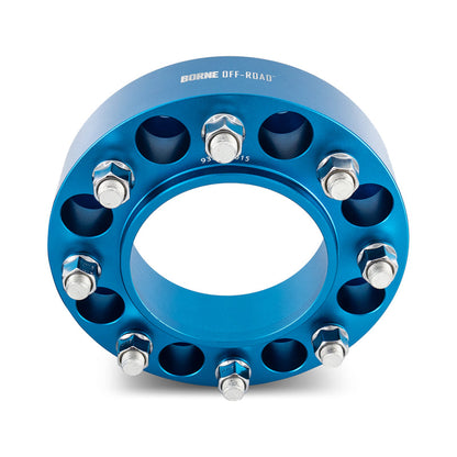 Borne Off-Road Wheel Spacers 8X165.1 121.3 50 M14 Blu BNWS-006-500BL