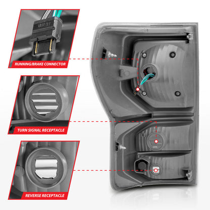 Anzo 07-11 Toyota Tundra Full LED Tailights Black Housing Smoke Lens G2 (w/C Light Bars) 311387