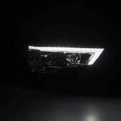 AlphaRex 14-22 Toyota 4Runner LUXX-Series LED Proj Headlights Chrome w/Actv Light & Seq. Sig + DRL 880812 *Discontinued