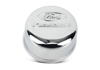 Ford Racing Logo Push-In Type Air Breather Cap - Chrome 302-215
