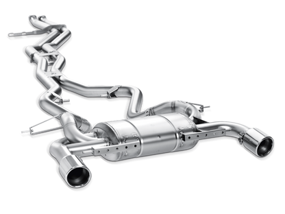 Akrapovic 07-12 BMW 335i (E90 E91) Evolution Line Cat Back (Titanium) w/ Titanium Tips S-BME90/91/335