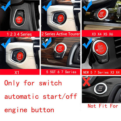 BMW F-Series Red Push Start Button