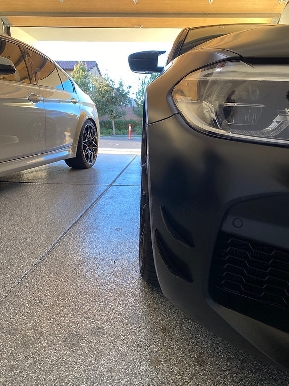BMW Carbon Fiber Front Bumper Canards (Fins)