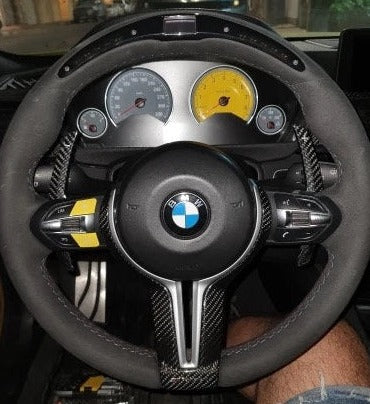 BMW F-Series Carbon Fiber Paddle Shifters for BMW 3 series, 4 Series, M2 M3, M4, M5 (Matte) Dry