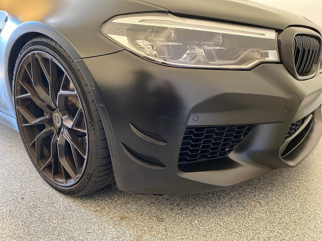 BMW Carbon Fiber Front Bumper Canards (Fins)