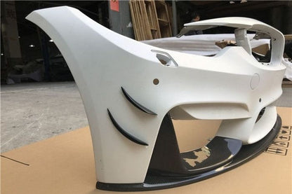 BMW Carbon Fiber Front Bumper Canards (Fins)