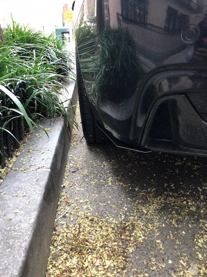 BMW Carbon Fiber Rear Bumper Extensions Horizontal