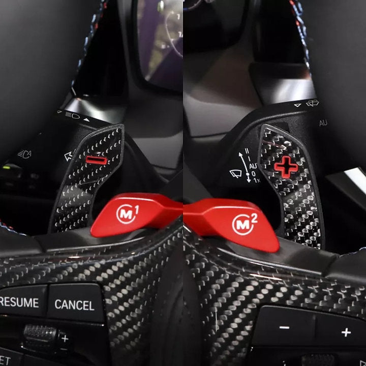 BMW G/F Series G80 Style OEM QUALITY Carbon Fiber Paddle Shifters