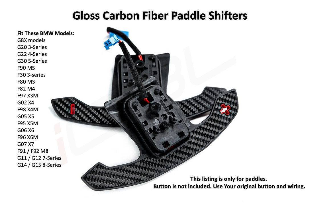 BMW G/F Series G80 Style OEM QUALITY Carbon Fiber Paddle Shifters