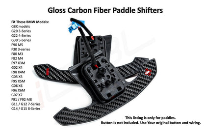 BMW G/F Series G80 Style OEM QUALITY Carbon Fiber Paddle Shifters