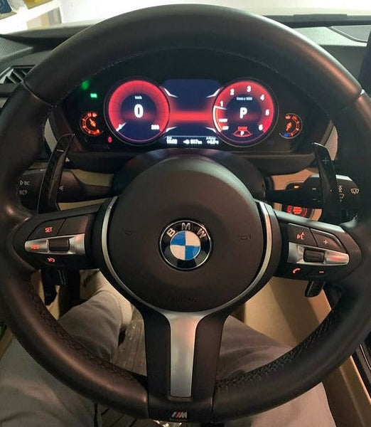 BMW F-Series Carbon Fiber Paddle Shifters for BMW 3 series, 4 Series, M2 M3, M4, M5 (Matte) Dry