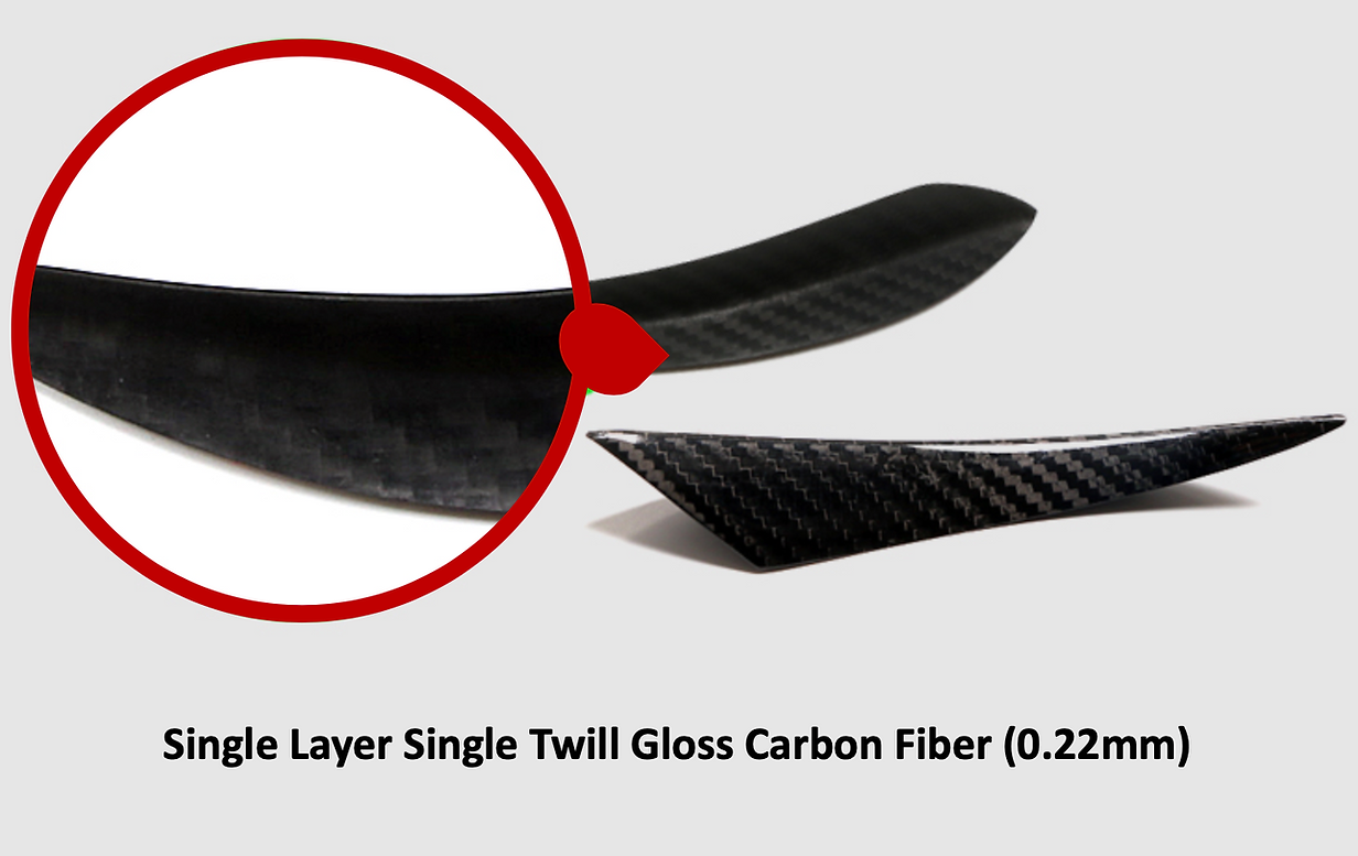 BMW Carbon Fiber Front Bumper Canards (Fins)