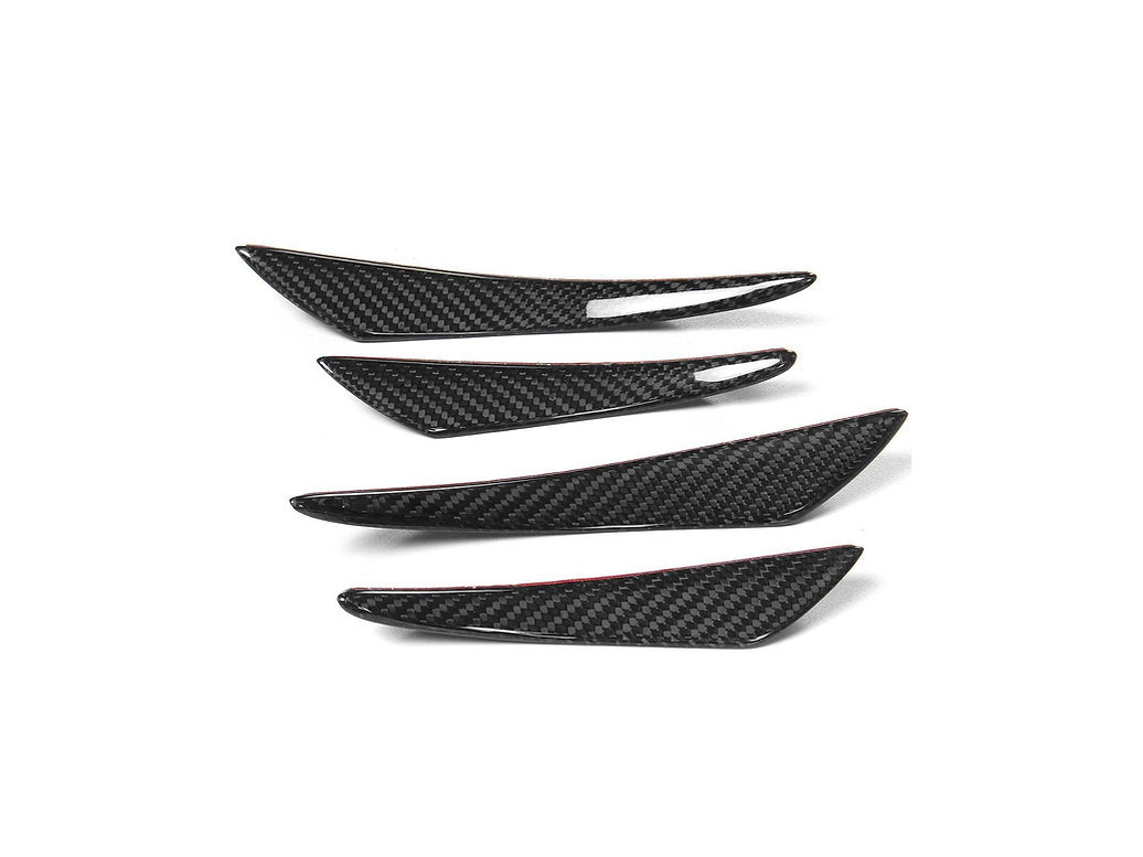 BMW Carbon Fiber Front Bumper Canards (Fins)
