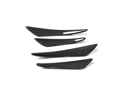 BMW Carbon Fiber Front Bumper Canards (Fins)