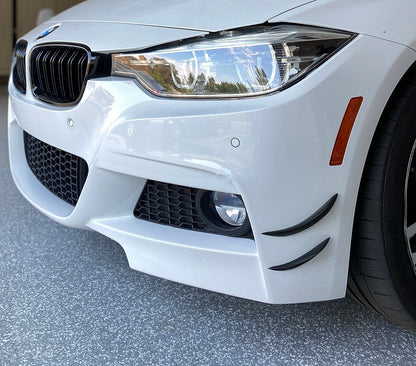 BMW Carbon Fiber Front Bumper Canards (Fins)
