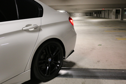 BMW Carbon Fiber Rear Bumper Extensions Horizontal
