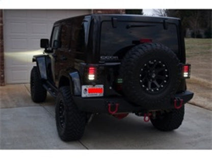 Spyder Jeep Wrangler 07-15 LED Tail Lights Black ALT-YD-JWA07-LED-BK 5070395