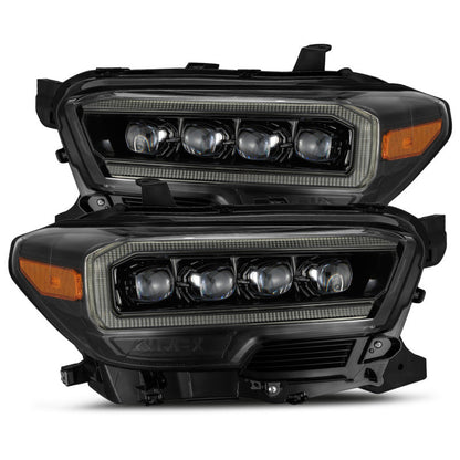 AlphaRex 16-20 Toyota Tacoma NOVA LED Projector Headlight Plank Style Alpha Black w/Activation Light 880705 *Discontinued