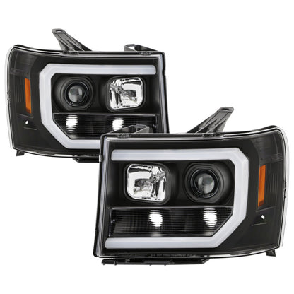 Spyder GMC Sierra 1500/2500/3500 07-13 Denali 08-13 LED Headlights Blk PRO-YD-GS07V2PL-BK 5087522