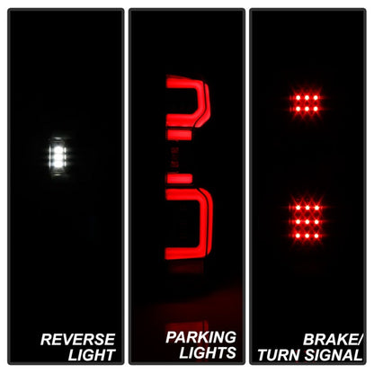 Spyder Chevy Silverado 19-20 LED Tail Light Chrome ALT-YD-CS19HAL-C 5087263