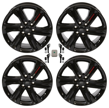 Ford Racing 2024 F-150 20x8.5in Gloss Black Wheel Kit M-1007K-S2085F15BA