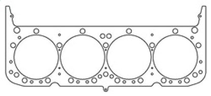 Cometic Gasket Cometic Chevy Gen1 Small Block V8 .040in MLX Cylinder Head Gasket-4.220in Bores-Round Bore C5786-040