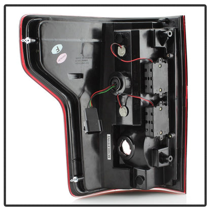Spyder Ford F150 2015-2017 Light Bar LED Tail Lights - Red Clear ALT-YD-FF15015-LBLED-RC 5083692