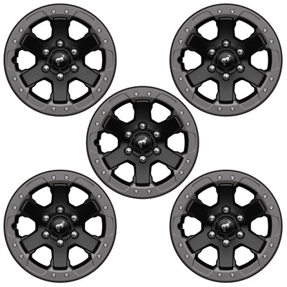 Ford Racing 21-23 Bronco 17inx8in Badlands Bead Lock Capable Wheel Kit M-1007K-DC178B