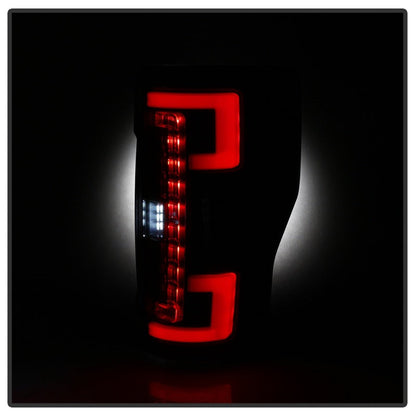 Spyder 17-18 Ford F-250 Super Duty (Excl LED Models) LED Tail Lights - Blk Smk (ALT-YD-FS17-LED-BSM) 5085597