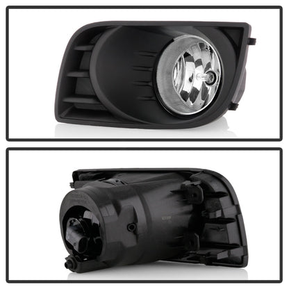 Spyder Toyota Sequoia 08-16 OEM Style Fog Lights w/OEM Fit Switch - Fog Bulbs-4145(Included) - Clear 5087133