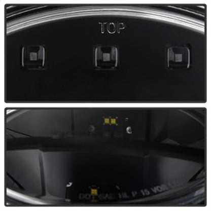 Spyder Jeep Wrangler 07-15 Crystal Headlights Black Clear 5080950