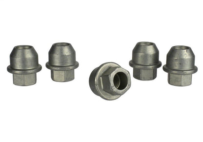 Ford Racing 05-14 Mustang 1/2in -20 Thread Cone Seat Open Lug Nut Kit (5 Lug Nuts) M-1012-H