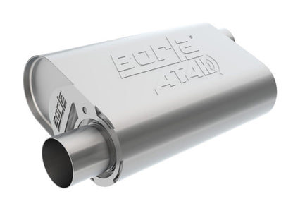 Borla CrateMuffler BB Mopar 383/413/426/440 ATAK 2.5in Offset/Offset 14inx4.35inx9in Oval Muffler 400943