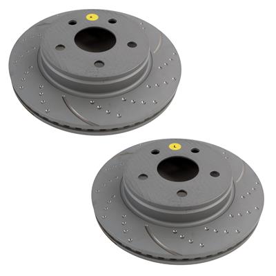 ROTORS BRAKE SLOTTED DIMPLED