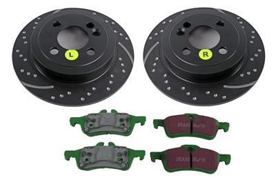 DISC BRAKE PAD AND ROTOR KIT