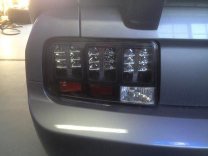 Spyder Ford Mustang 05-09 LED Tail Lights Black ALT-YD-FM05-LED-BK 5003546