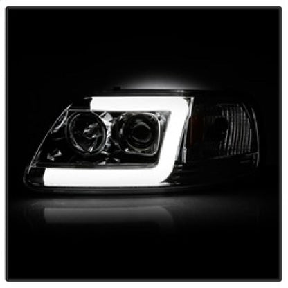 Spyder 97-03 Ford F-150 (After 6/1997) V2 Proj Headlights DRL LED - Chrm (PRO-YD-FF15097V2-LB-C) 5084644