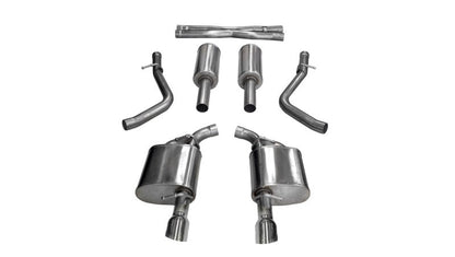 Corsa 17-18 Dodge Charger 5.7L V8 Xtreme Cat-Back Dual Rear Exit w/4.5in Polished Tips 21004