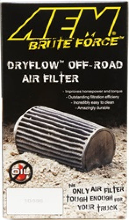 AEM Induction AEM Dryflow 4in. X 9in. Round Tapered Air Filter 21-2059BF
