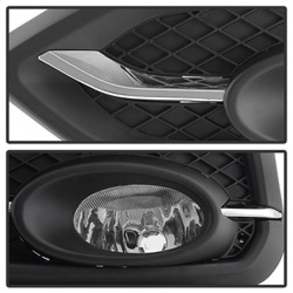 Spyder Honda Civic 2014-2015 2Dr/Coupe (EX Model Only)OEM Fog Light W/Switch- Clear FL-HC2014-2D-C 5080226